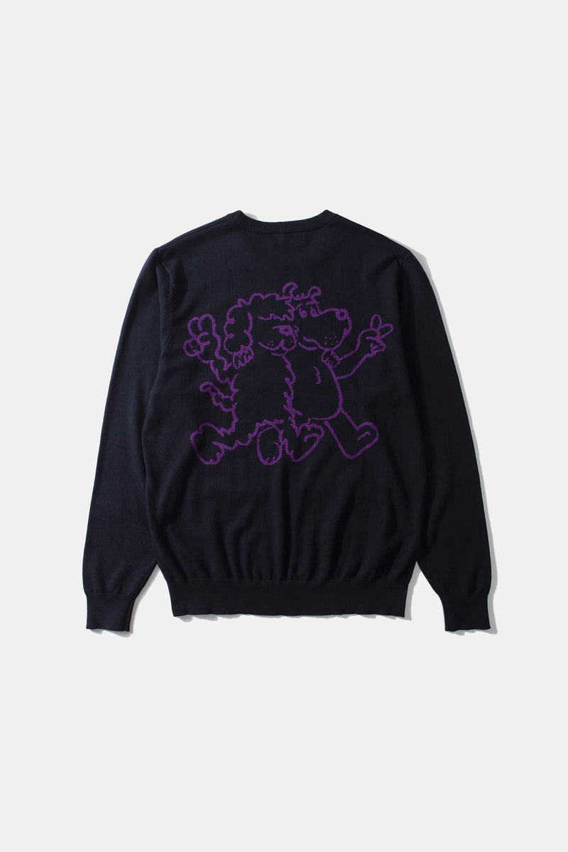 EDMMOND BUBBLE SWEATER NAVY