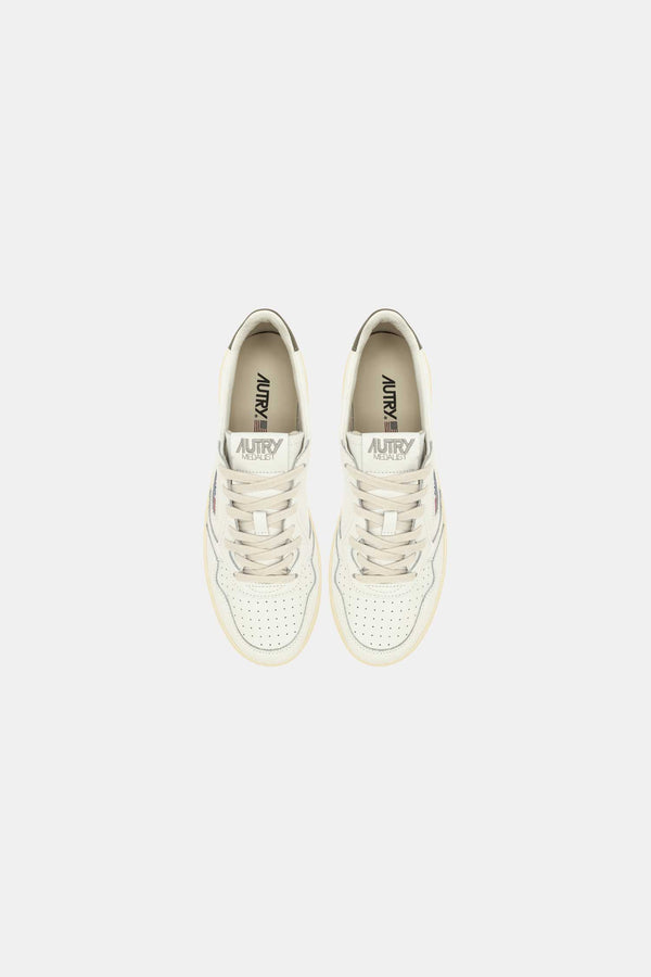 AUTRY MEDALIST LOW WHT/CVRT GR