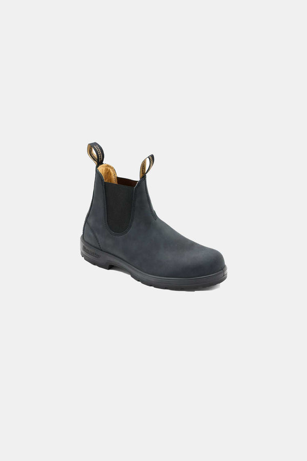 BLUNDSTONE 587 RUSTIC BLACK LEATHER