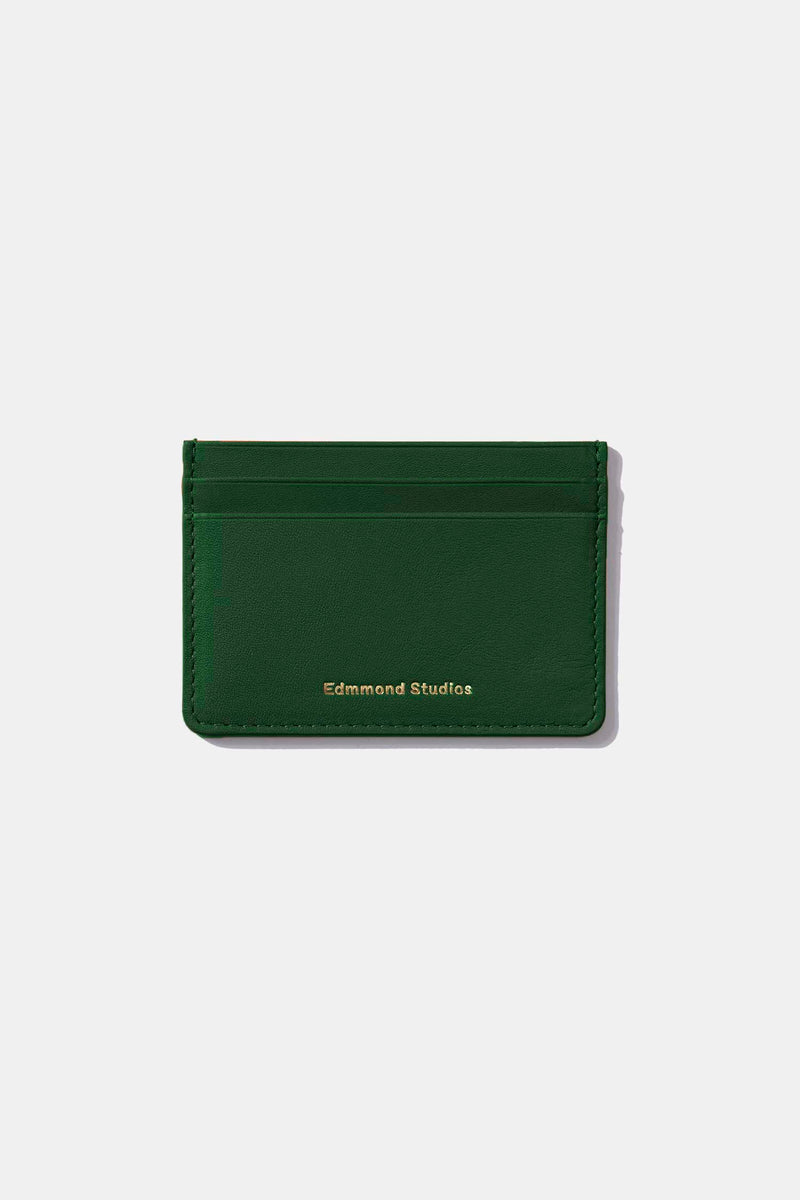 FOLD CARD HOLDER DARK GREEN