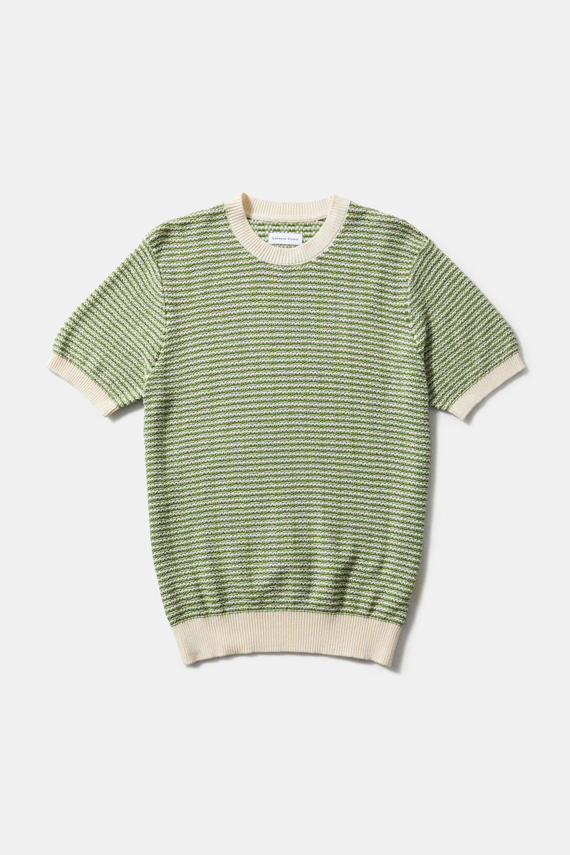 KNITTED T-SHIRT GREEN