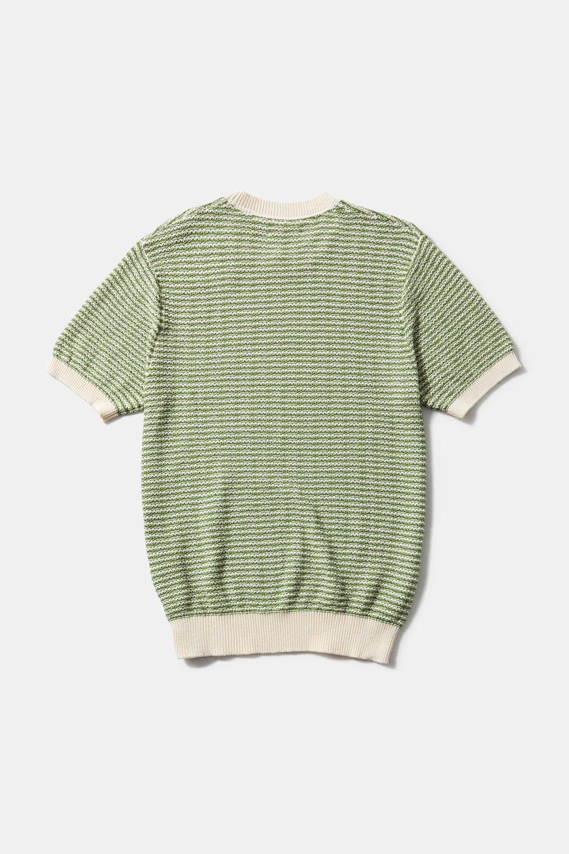 KNITTED T-SHIRT GREEN