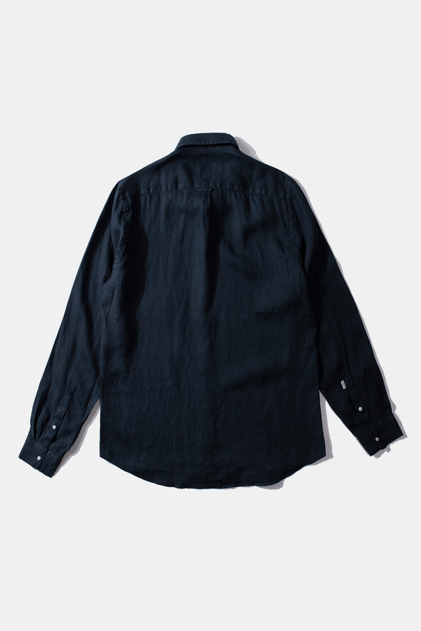 LINEN SHIRT NAVY