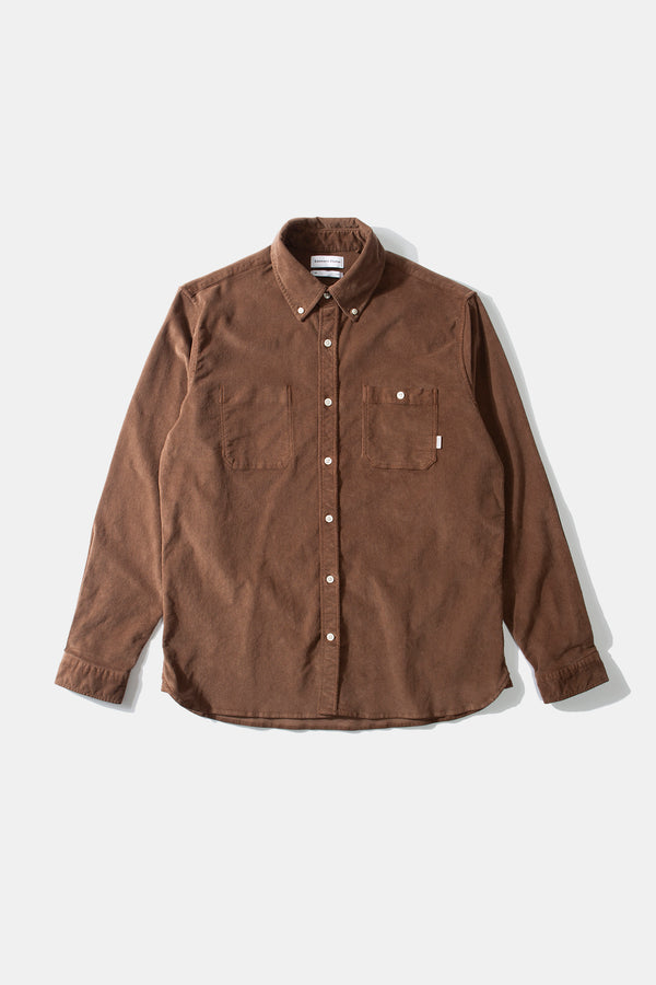 MICROCORD SHIRT CHOCOLATE