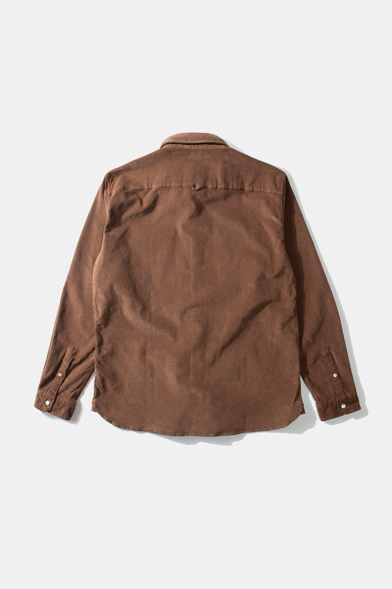 MICROCORD SHIRT CHOCOLATE