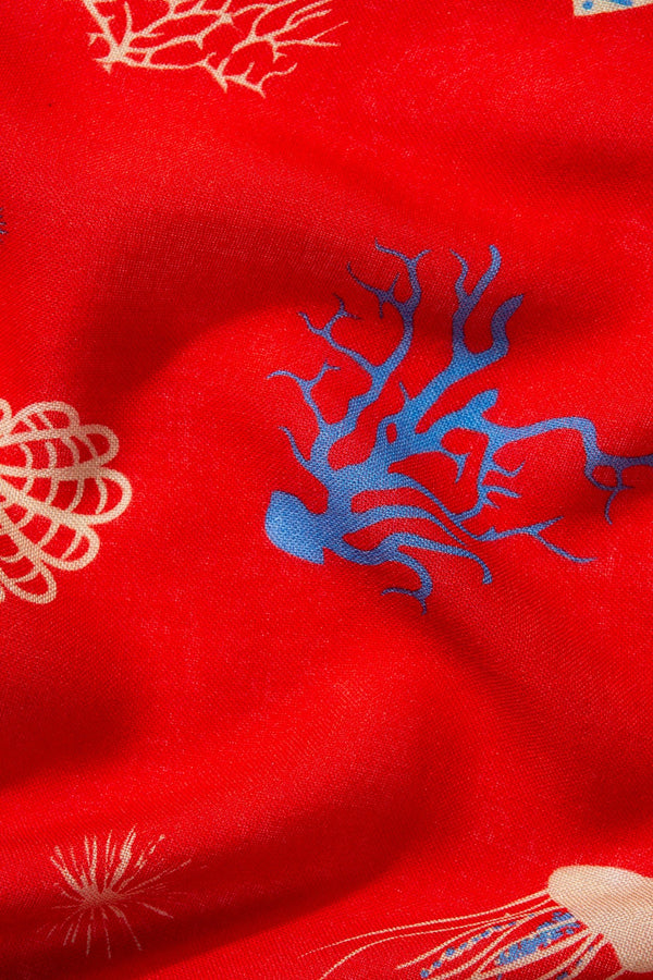 SALTWATER SCARVE RED