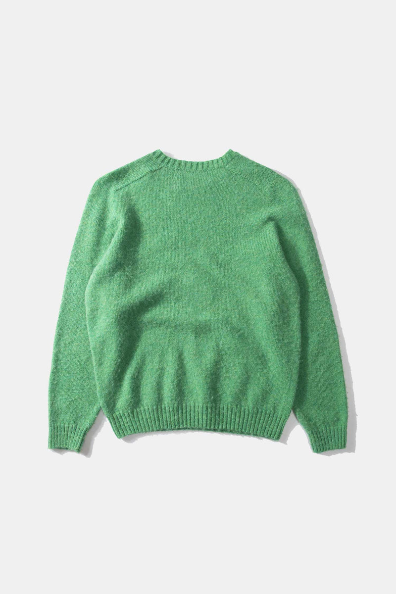 SHETLAND SWEATER SAGE GREEN