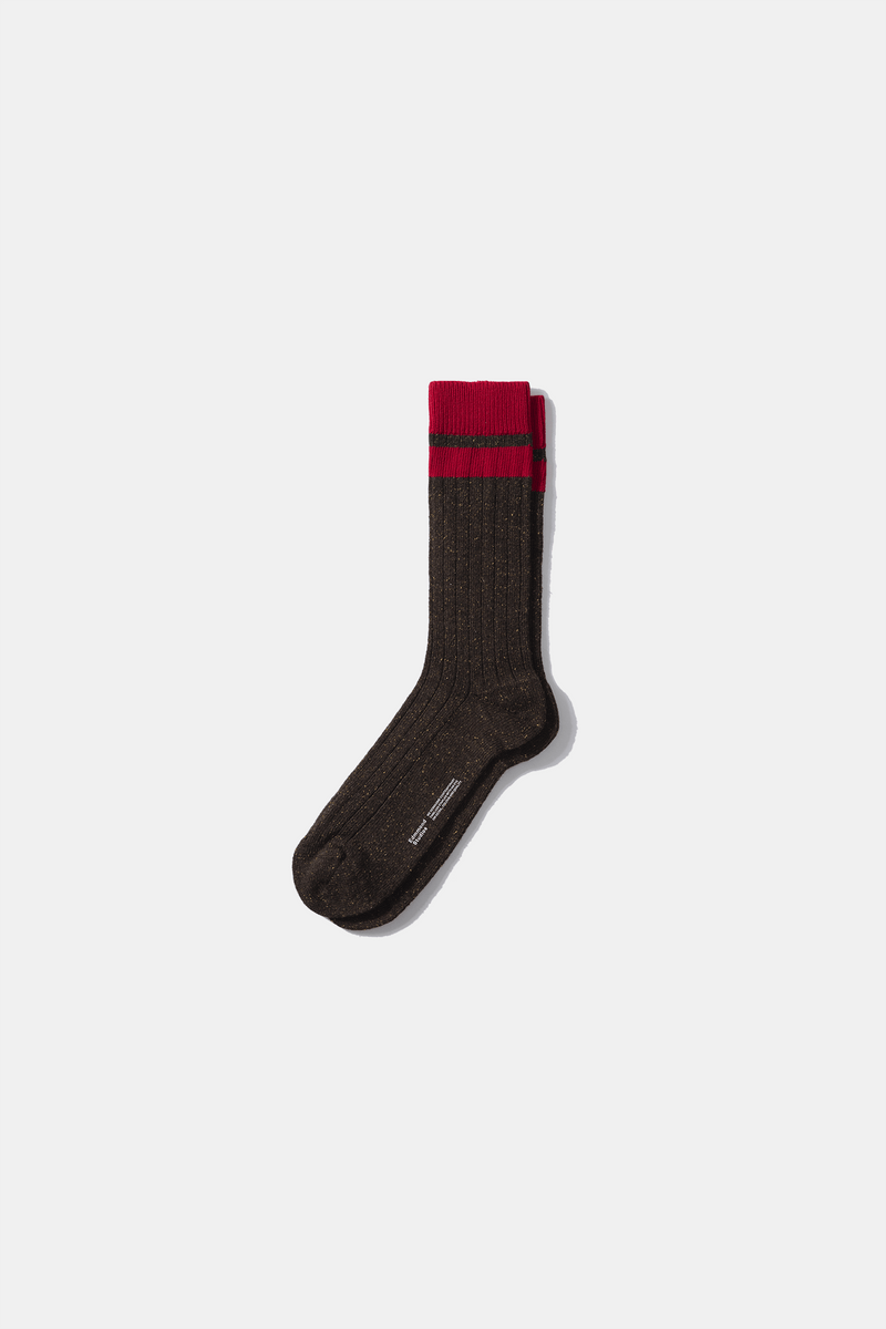 SPECKLED SOCKS CHOCOLATE