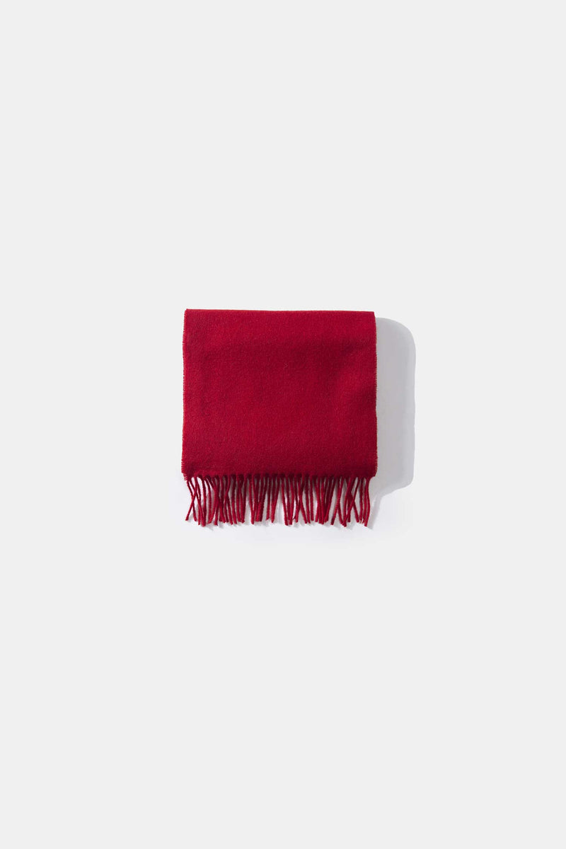 LAMBSWOOL SCARF RED