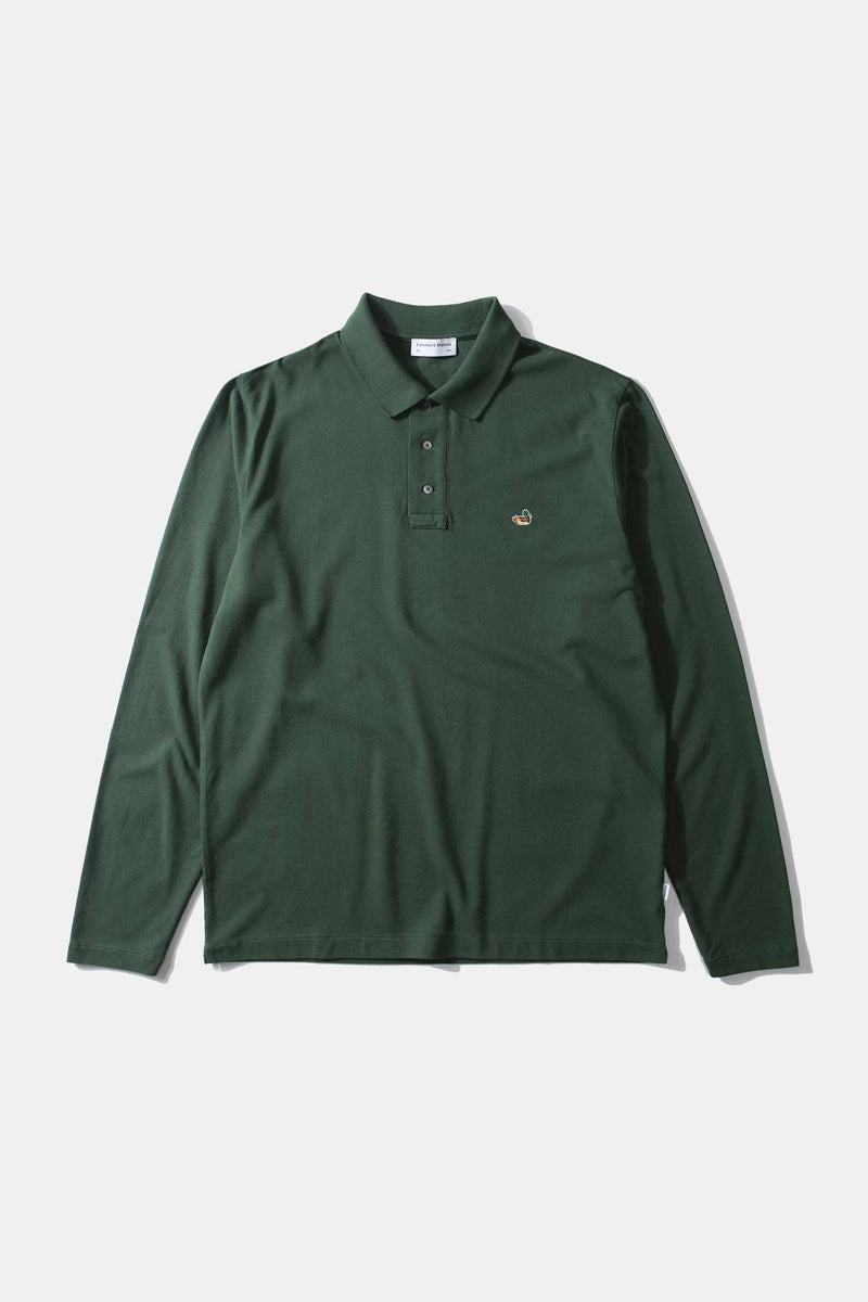 WILSON POLO LS DK GREEN