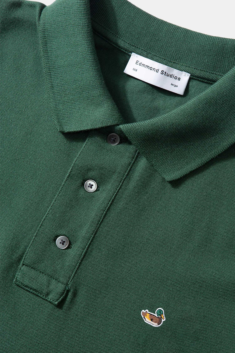 WILSON POLO LS DK GREEN