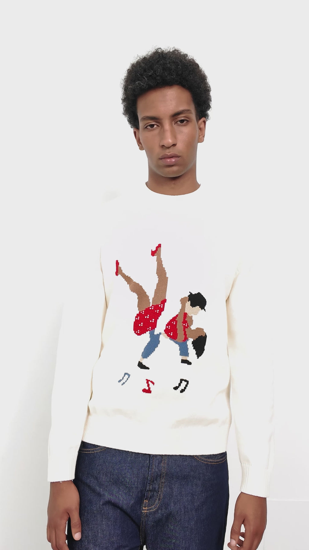 GROOVE ROOM SWEATER OFF WHITE